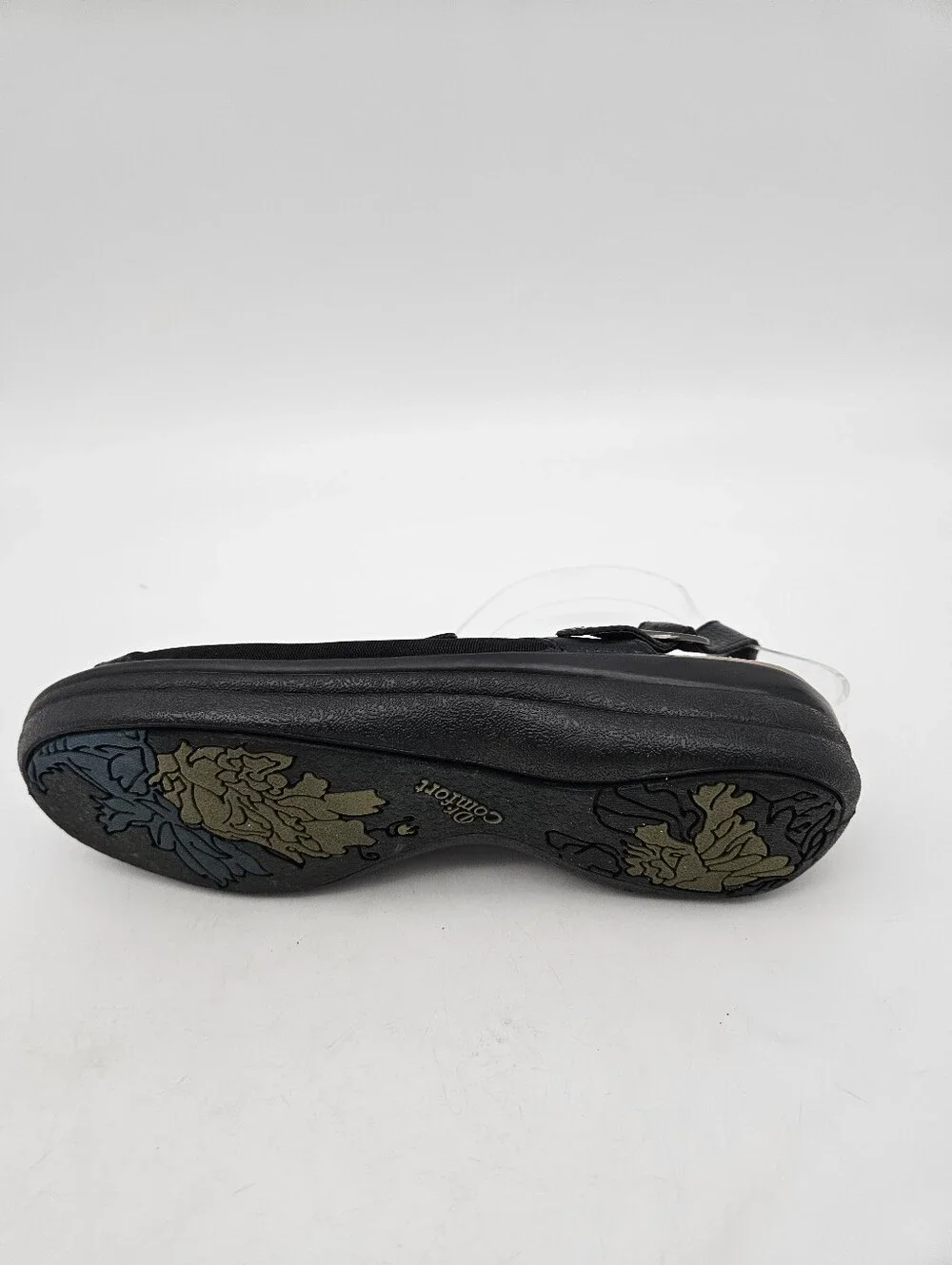 Dr. Comfort Lana Slingback Sandals Diabetic Black Pebbled Leather Womens Size 10